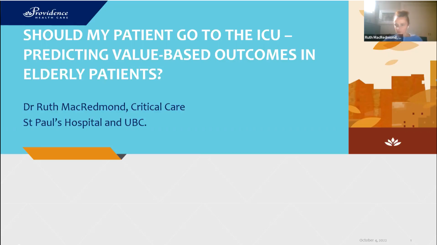 Oct 4, 2022 Should my patient go to the ICU? predicting valuebased